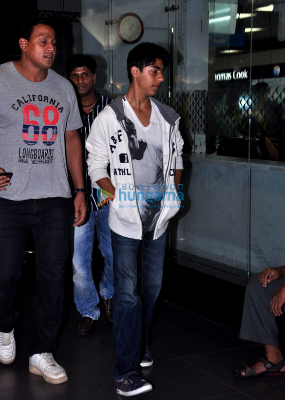 Aryan Khan snapped at the airport