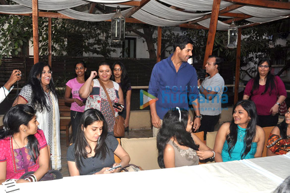 John promotes ‘I, Me Aur Main’ with coffee date | John Abraham Images