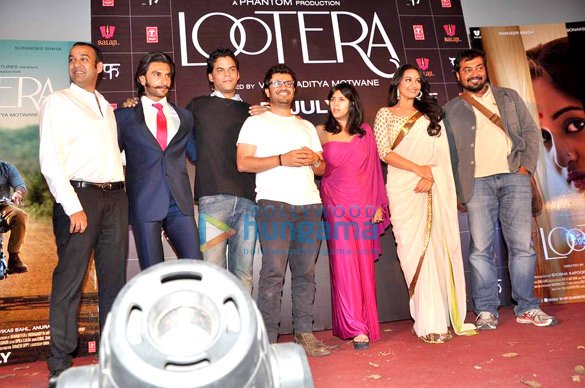 Trailer Launch Of Lootera Ranveer Singh Ekta Kapoor Sonakshi Sinha Vikramaditya Motwane Images Bollywood Hungama