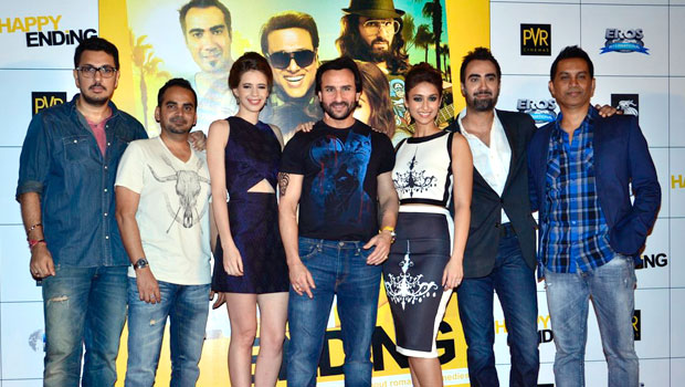 Saif Ali Khan, Ileana DCruz, Kalki Koechlin, Dinesh Vijan At The First Look Promo Launch Of ‘Happy Ending’