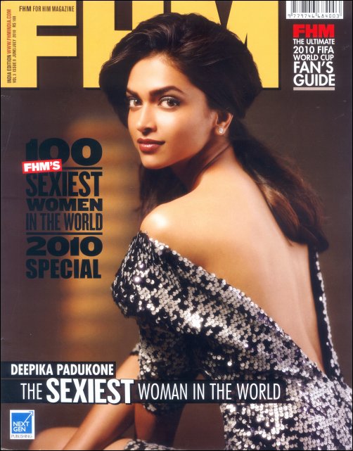 Deepika Padukone rated as sexiest woman in world by FHM
