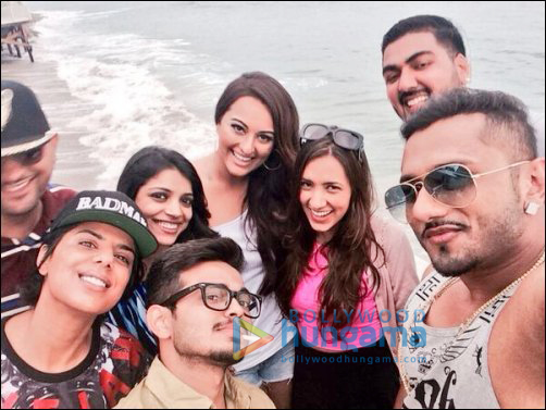 Check out: Sonakshi, Honey Singh at Malibu : Bollywood News - Bollywood  Hungama