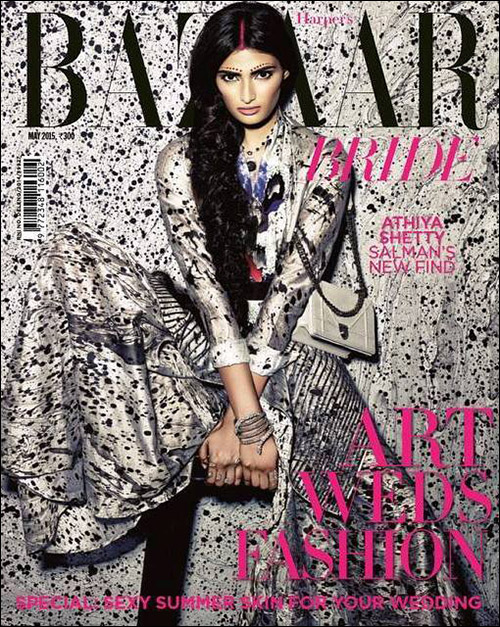Check out: Athiya Shetty on the cover of Harper’s Bazaar Bride