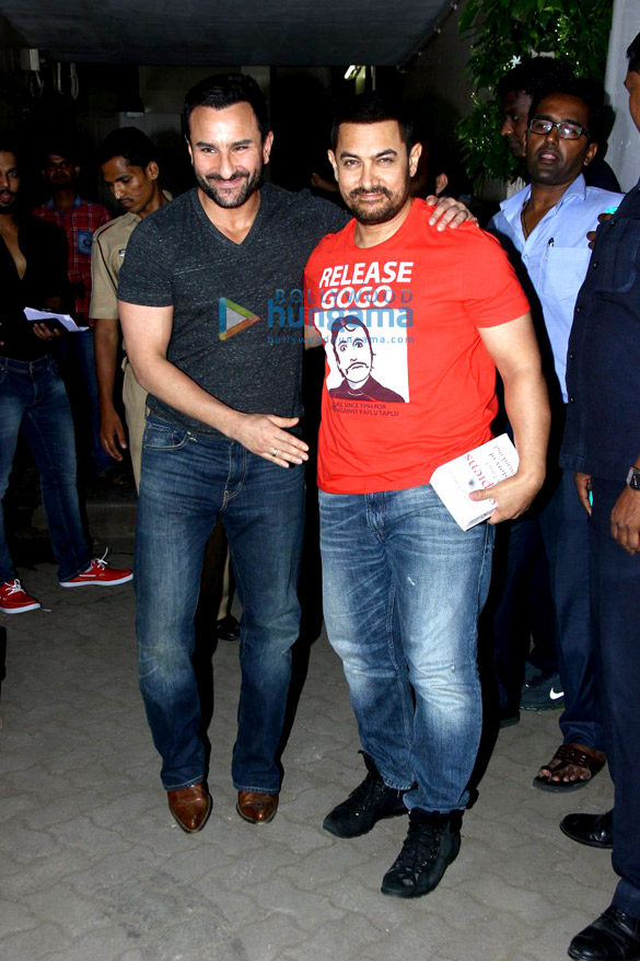 Saif Ali Khan & Aamir Khan snapped at Mehboob Studio | Saif Ali Khan ...