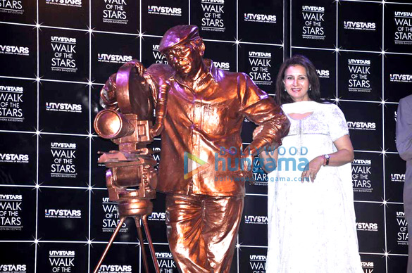 Unveiling of Yash Chopra’s statue at UTVSTARS’ Walk Of The Stars ...