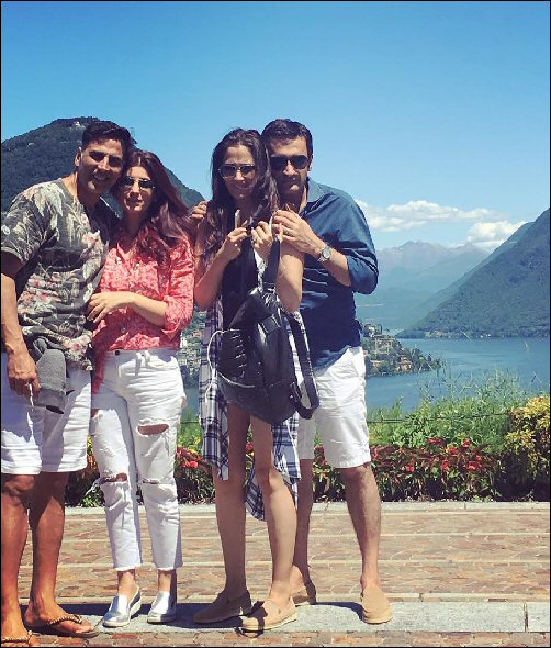 Akshay Kumar Holidays With Twinkle Khanna And Children In Italy And Switzerland Bollywood News Bollywood Hungama akshay kumar holidays with twinkle