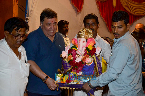 Rishi Kapoor's Ganpati visarjan in Bandra | Rishi Kapoor ...