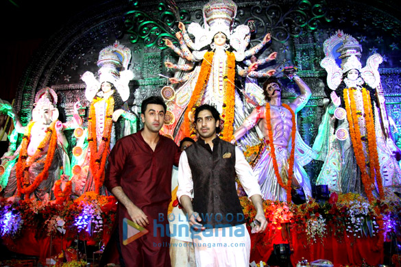Spotted: Ranbir Kapoor, Alia Bhatt, Kajol and the Bachchans at Durga Poojas in Mumbai