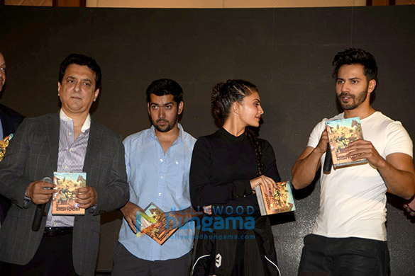 Varun Dhawan, Jacqueline Fernandez & Sajid Nadiadwala at ‘Dishoom- Abu Dhabi Film Commission’ media meet Varun Dhawan, Jacqueline Fernandez & Sajid Nadiadwala at ‘Dishoom- Abu Dhabi Film Commission’ media meet