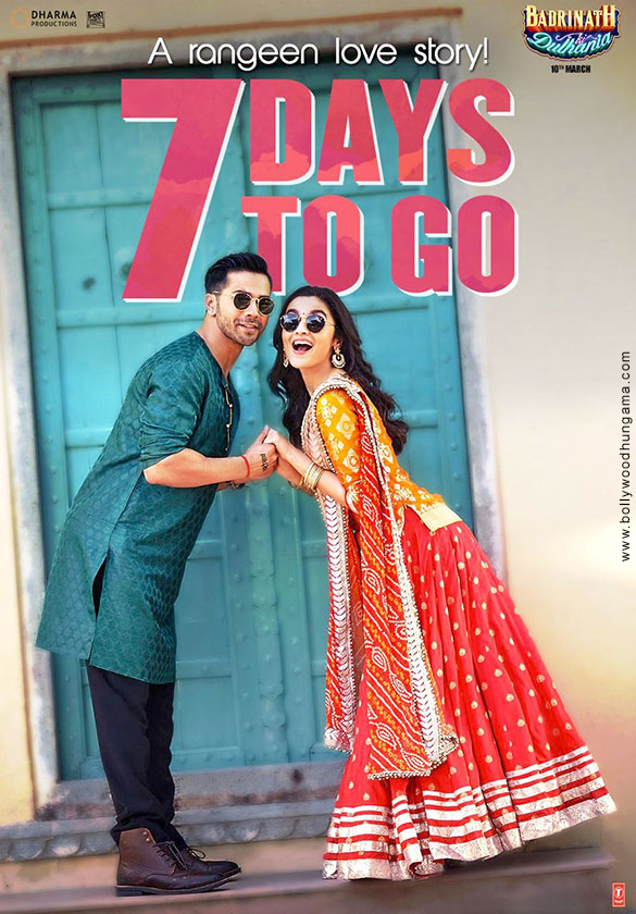 Badrinath Ki Dulhania First Look  Bollywood Hungama