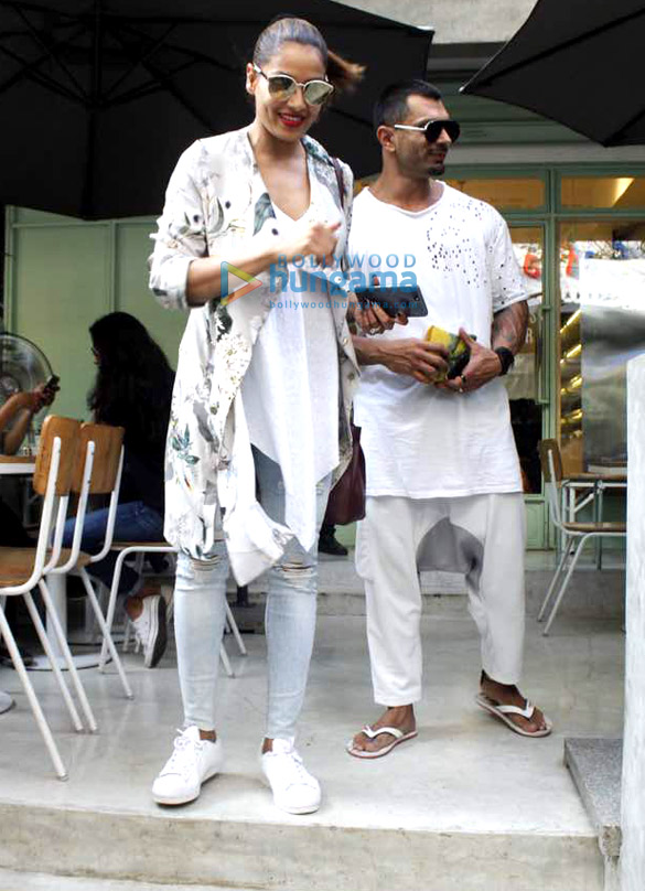 Bipasha Basu and Karan Singh Grover on lunch date at The Kitchen Garden Bipasha Basu and Karan Singh Grover on lunch date at Kitchen Garden
