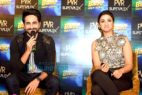 Promotions of the film ‘Meri Pyaari Bindu’ in Delhi Promotions of the film 'Meri Pyaari Bindu' in Delhi