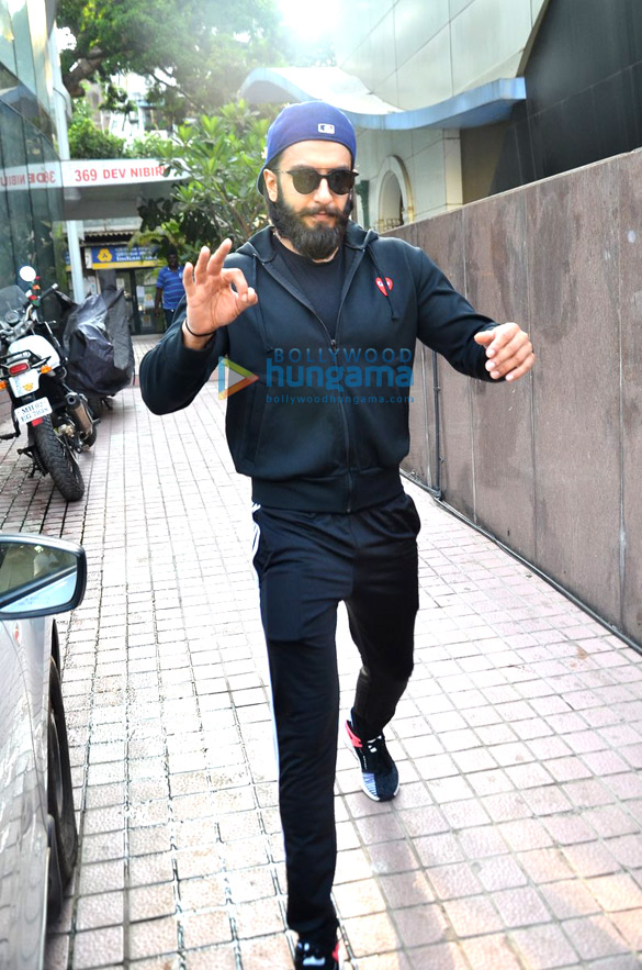 Ranveer Singh snapped at Akro gym Ranveer Singh snapped at Akro gym