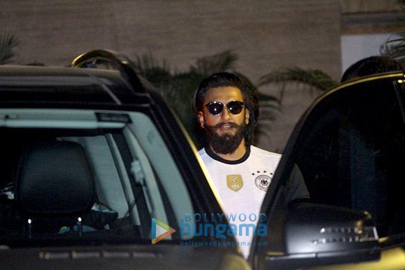 Ranveer Singh snapped at his gym Ranveer Singh snapped at his gym