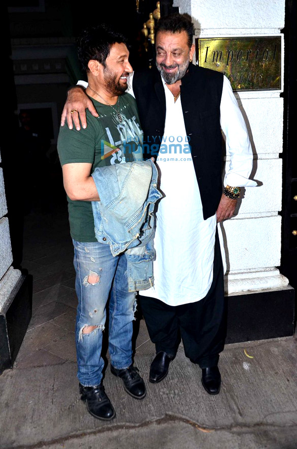 Shekhar Suman and R Madhavan snapped post dinner at Sanjay Dutt’s house Shekhar Suman and R Madhavan snapped post dinner at Sanjay Dutt's house