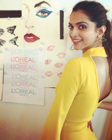 WOW! Deepika Padukone's sunshine look in yellow dress and cute ...