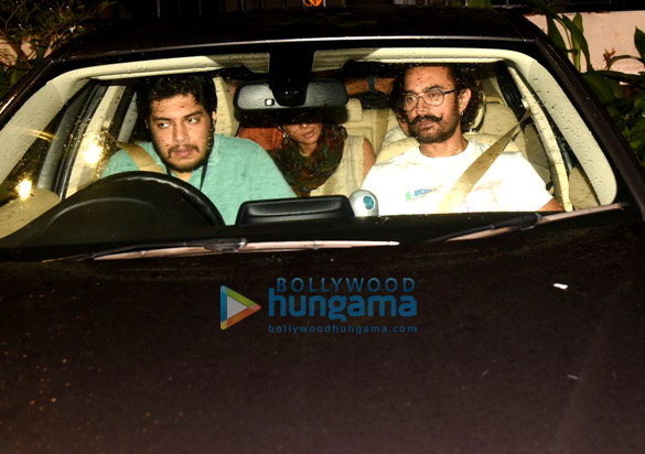 Aamir Khan, Fatima Sana Shaikh & Kiran Rao snapped post watching a play in Mumbai Aamir Khan, Fatima Sana Shaikh & Kiran Rao snapped post watching a play in Mumbai