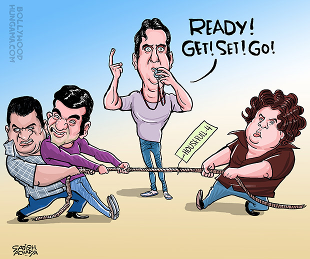 Bollywood Toons: Sajid-Farhad split and Housefull4! - Bollywood Hungama