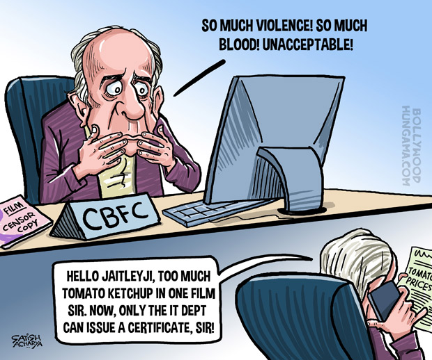 Bollywood Toons Tomato prices bother Pahlaj Nihalani!