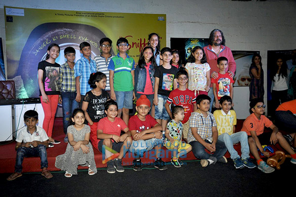 Raj Kundra, Amol Gupte with kids promote their movie ‘Sniff