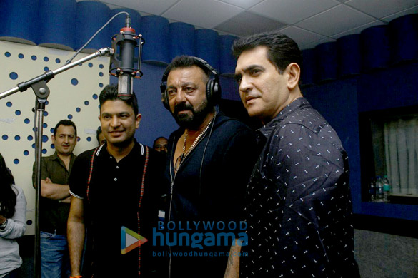 Sanjay Dutt records a Ganesha song for ‘Bhoomi’ Sanjay Dutt records a Ganesha song for 'Bhoomi'
