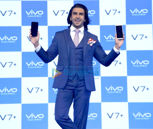 Ranveer Singh attends the launch of Vivo V7 Plus Ranveer Singh attends the launch of Vivo V7 Plus