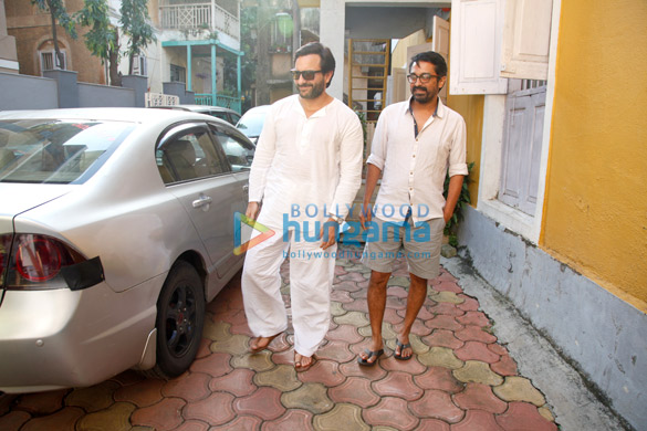Saif Ali Khan snapped post meeting in Bandra Saif Ali Khan snapped post meeting in Bandra