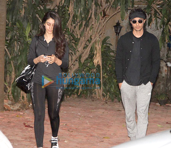 Aayush Sharma spotted at his dance class Aayush Sharma spotted at his dance class