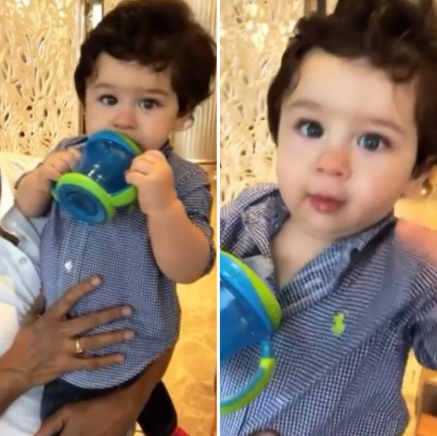 Watch Jacqueline Fernandez Bumps Into Baby Taimur Ali Khan He