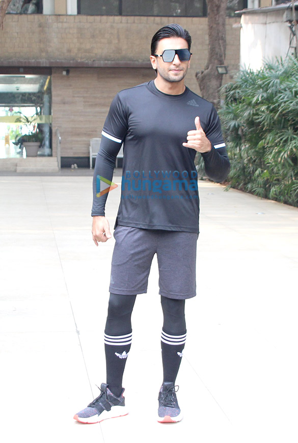 Ranveer Singh spotted at the gym | Ranveer Singh Images - Bollywood Hungama