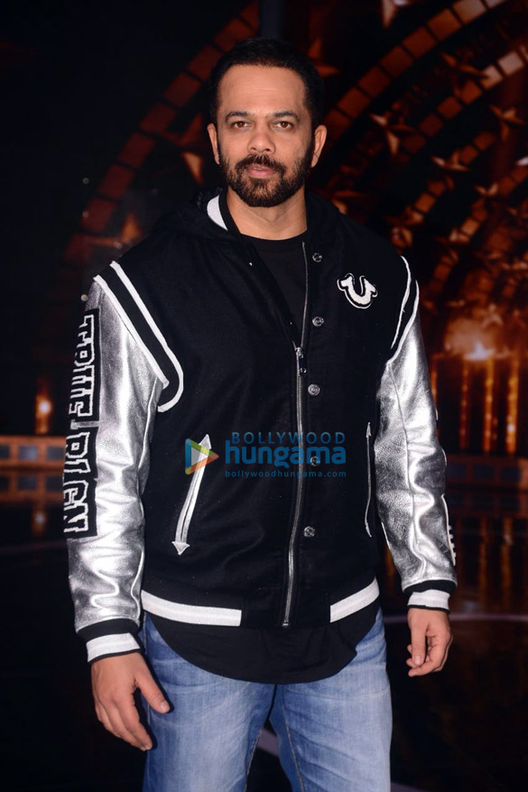 Sidharth Malhotra, Karan Johar and Rohit Shetty snapped on the sets of