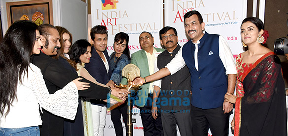 Sonu Nigam, Sanjay Raut and others grace the inauguration of the Indian Arts Festival Celebs grace India Art Festival inauguration