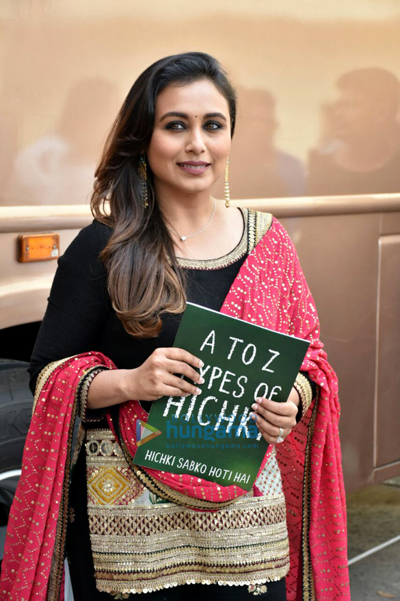 Rani Mukerji snapped at Hitchki promotions on the sets of Dance India Dance Rani Mukerji snapped at Hitchki promotions on the sets of Dance India Dance