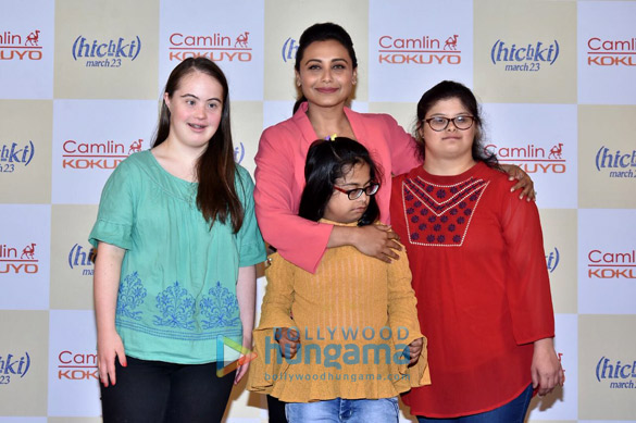 Rani Mukerji snapped promoting her film Hichki Rani Mukerji snapped promoting her film Hichki
