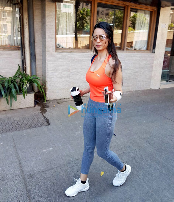 Soundarya Sharma snapped at the gym Soundarya Sharma snapped at the gym