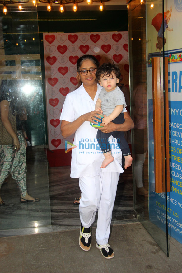 Taimur Ali Khan snapped in Mumbai Taimur Ali Khan snapped at his gym