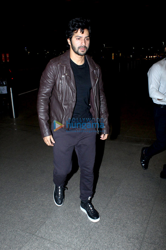 Varun Dhawan, Shraddha Kapoor and Anushka Sharma snapped at the airport Varun Dhawan, Shraddha Kapoor and Anushka Sharma snapped at the airport