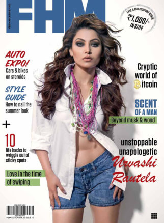Lo & Behold! Urvashi Rautela in an open white shirt and hot pants looks beach ready on this mag cover (INSIDE pics)