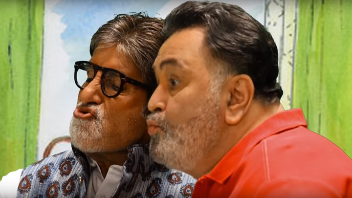 Amitabh Bachchan Gives Rishi Kapoor Pouting Tips In This HILARIOUS