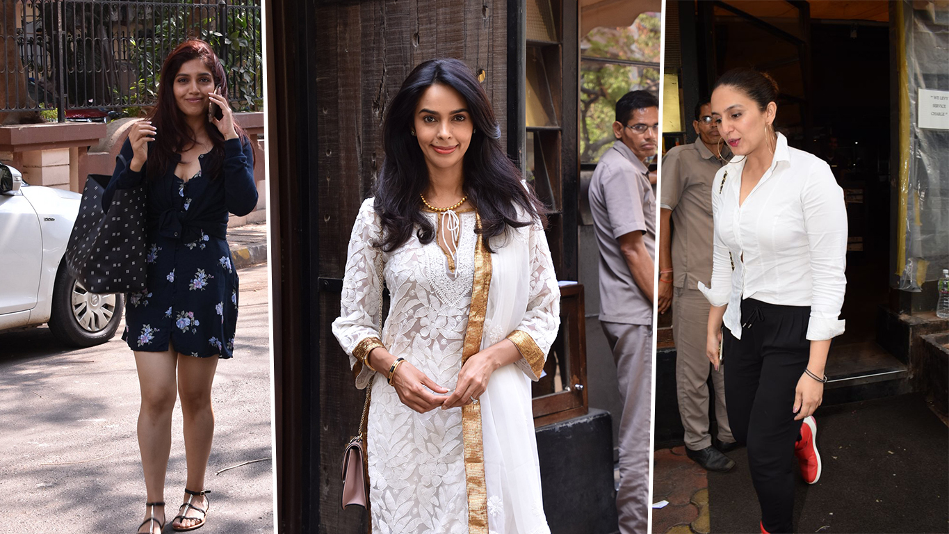 Bhumi Pednekar, Huma Qureshi & Mallika Sherawat Spotted At ...