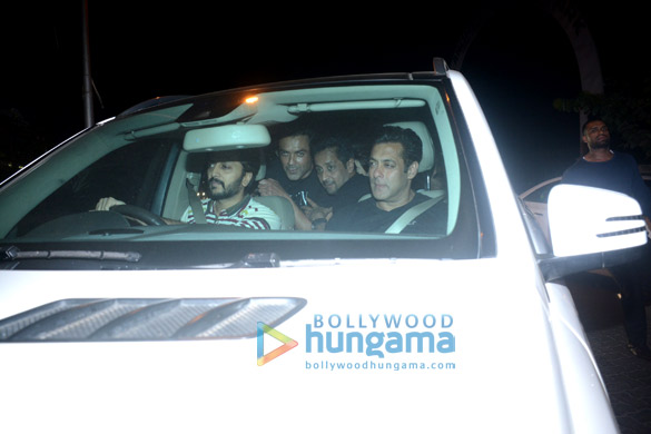 Celebs snapped at Salman Khan’s home