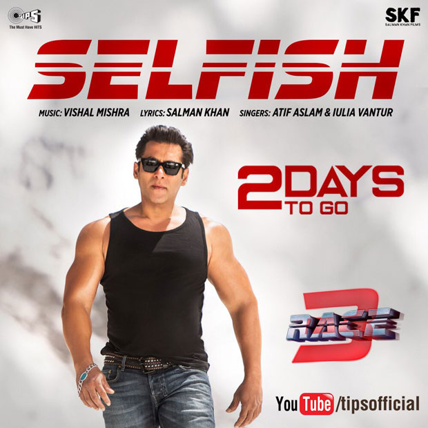 song 'Selfish' written by Salman Khan 