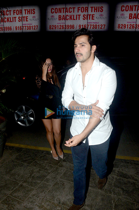 Varun Dhawan and Natasha Dalal snapped at Koko in Lower Parel Varun Dhawan and Natasha Dalal snapped at Koko in Lower Parel