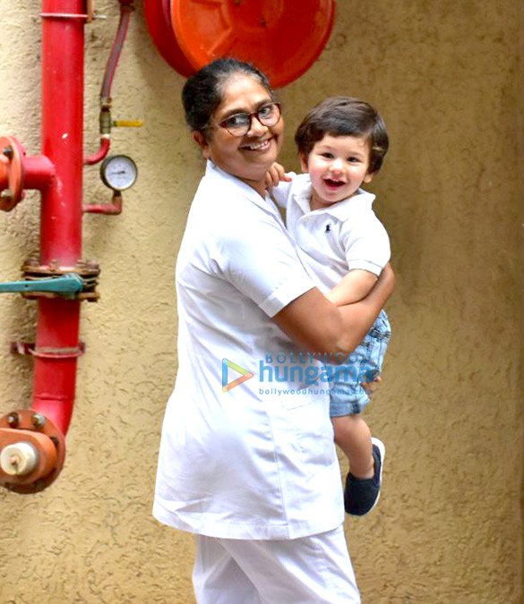 Taimur Ali Khan spotted at playschool