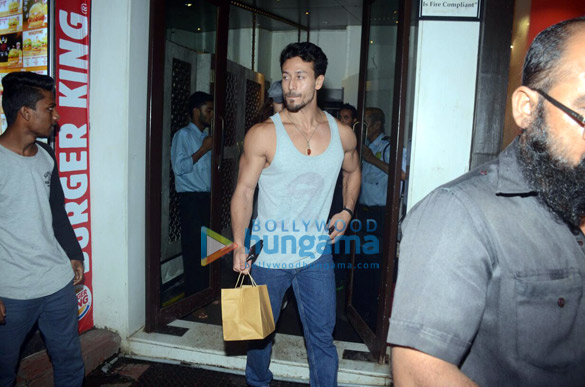 Tiger Shroff And Disha Patani Spotted At Bastian In Bandra Tiger