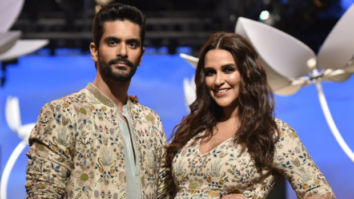 Lakme Fashion Week Winter Festive 2018: Pregnant Neha Dhupia and Angad Bedi turn showstoppers for Payal Singhal and we are SHOOK!