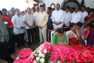 Nandamuri Harikrishna passes away; Baahubali actress Anushka Shetty, Ram Charan Teja attend funeral