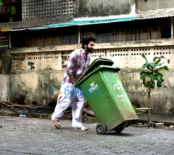 Jackky Bhagnani snapped in Bandra whilst shooting for a short film