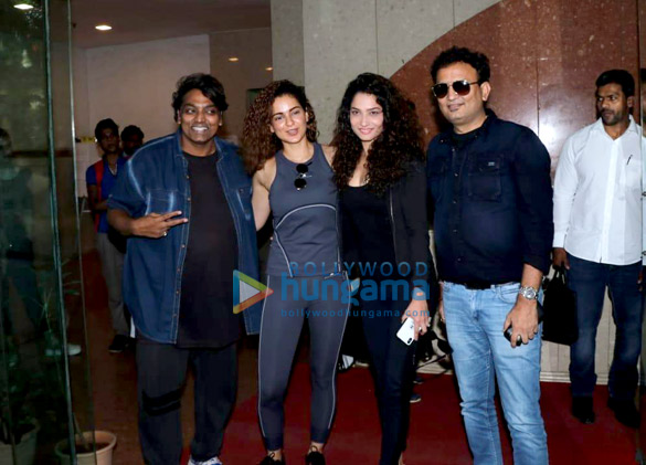 Kangana Ranaut and Ankita Lokhande spotted outside Ganesh Acharya’s studio