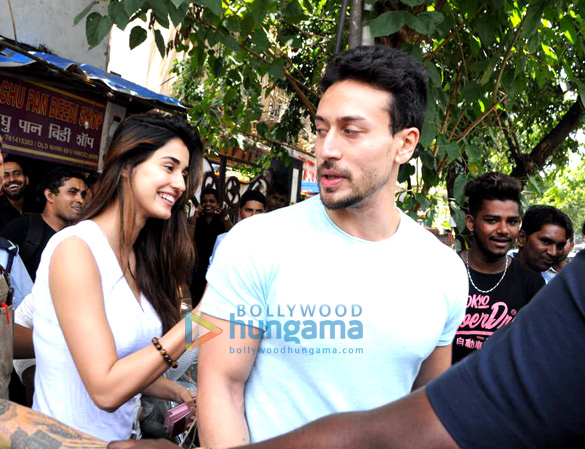 Tiger Shroff and Disha Patani spotted at Bastian in Bandra Tiger Shroff and Disha Patani spotted at Bastian in Bandra